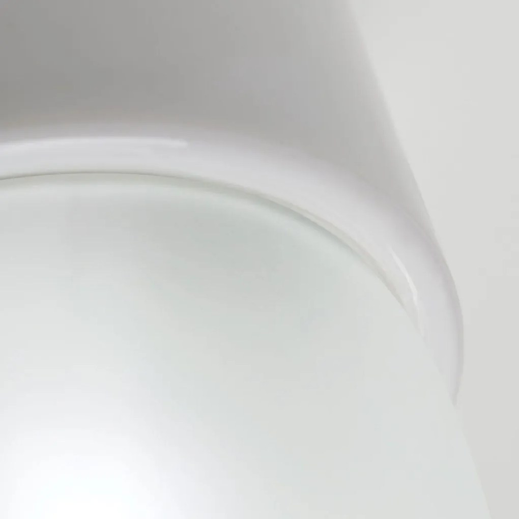 Mini Plafoniera din ceramica alba OSTIA