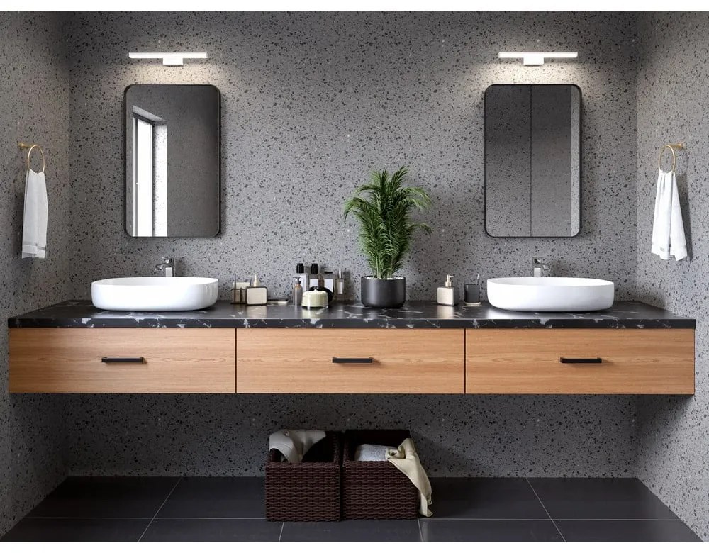 Aplică de perete neagră LED Catania – GTV