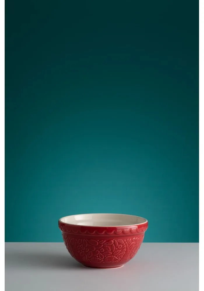 Bol roșu din gresie ø 21 cm In the Forest – Mason Cash