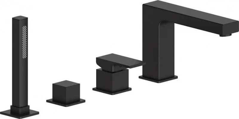 Mexen Cube baterie pentru cadă, neagră - 72932-70