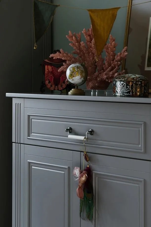 Comoda eleganta Ines gri H125 cm