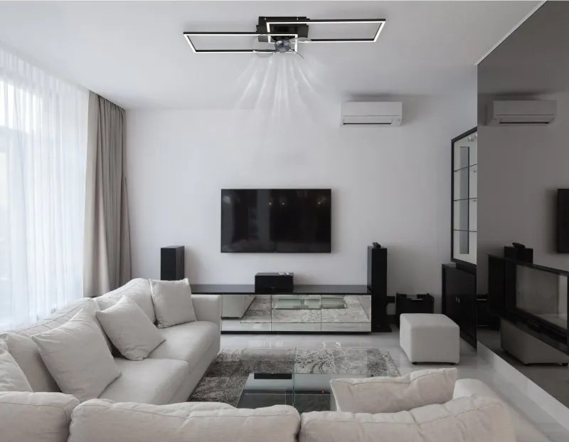 Lustra LED ventilator cu telecomanda TATJANA