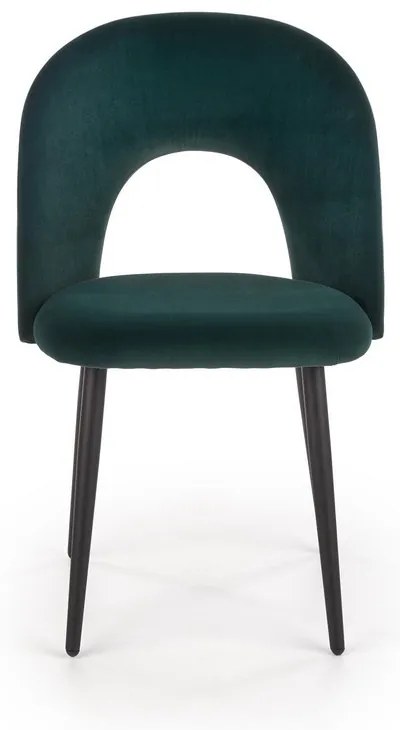 Scaun de bucaterie Gema, verde/negru