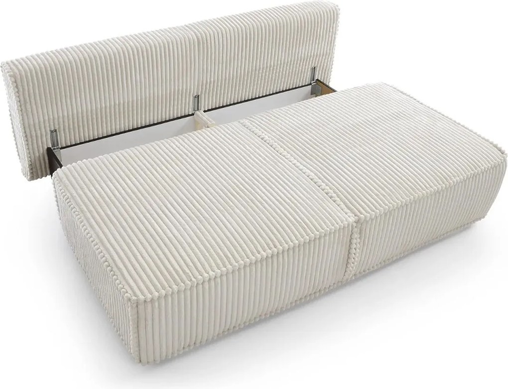 Canapea lemn masiv Komma, 200 × 112 × 86 cm