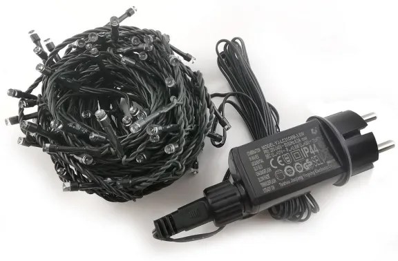 Instalație LED de Crăciun de exterior 100xLED/8 funcții 13m IP44 alb natural