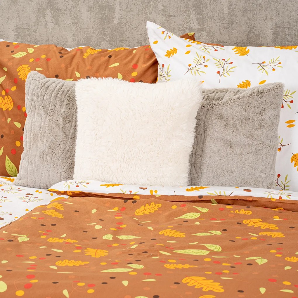 Lenjerie de pat 4Home Toamnă, din bumbac, 220 x 200 cm, 2 buc. 70 x 90 cm