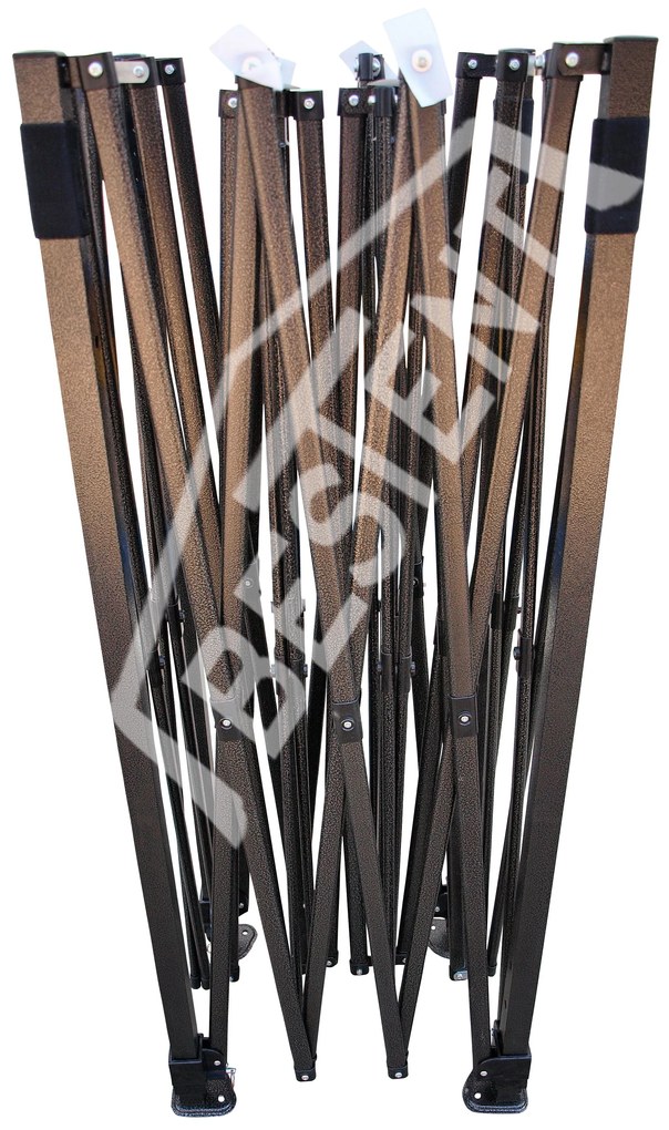 Cort pavilion pliabil 3X6 maro SQ