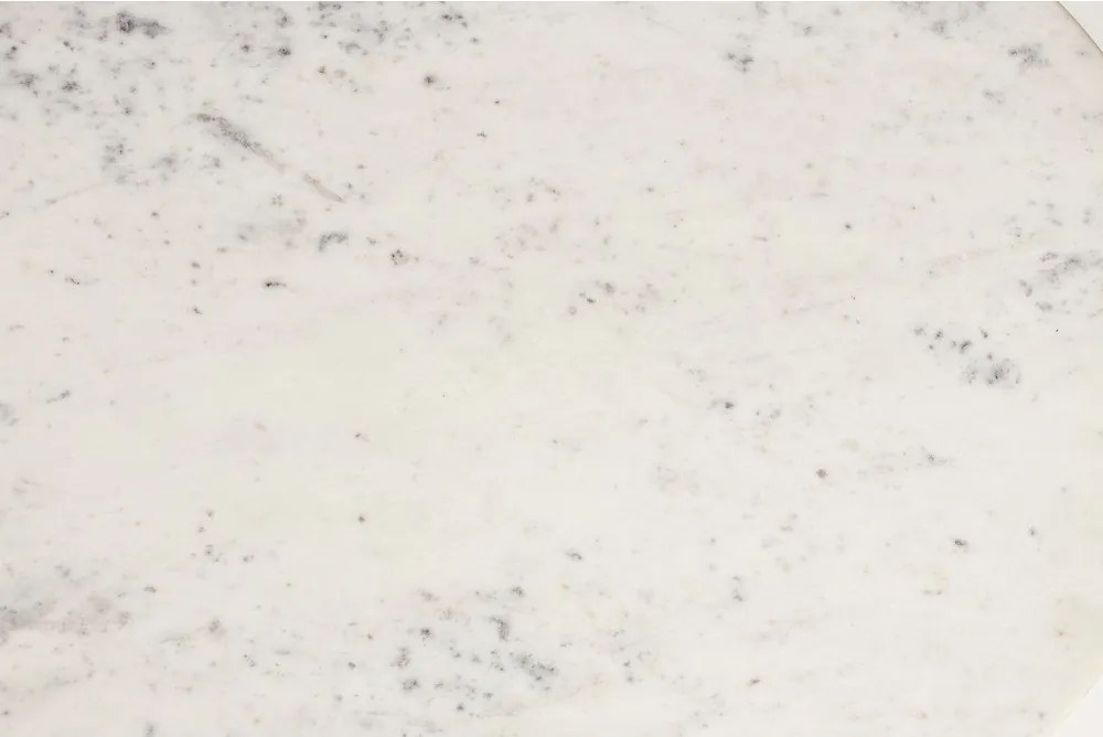 Măsuță auxiliară cu blat din marmură 37x56 cm Tanda – White Label
