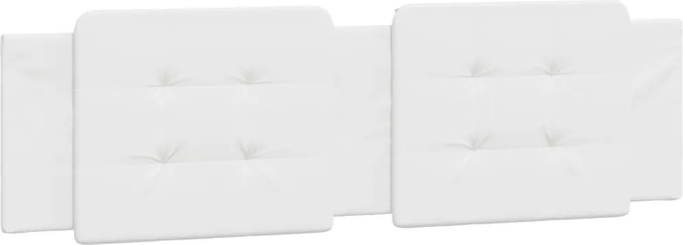 vidaXL Pernă pentru tăblie pat, Zadar, alb, 180 cm, piele artificială