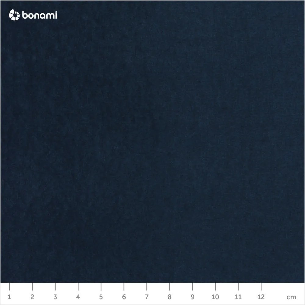 Colțar extensibil cu tapițerie de catifea și șezlong pe partea dreaptă Windsor & Co Sofas Nuage, albastru