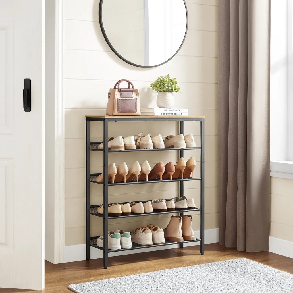 Pantofar TAYLOR ARTISAN cu structura neagra, 4 rafturi