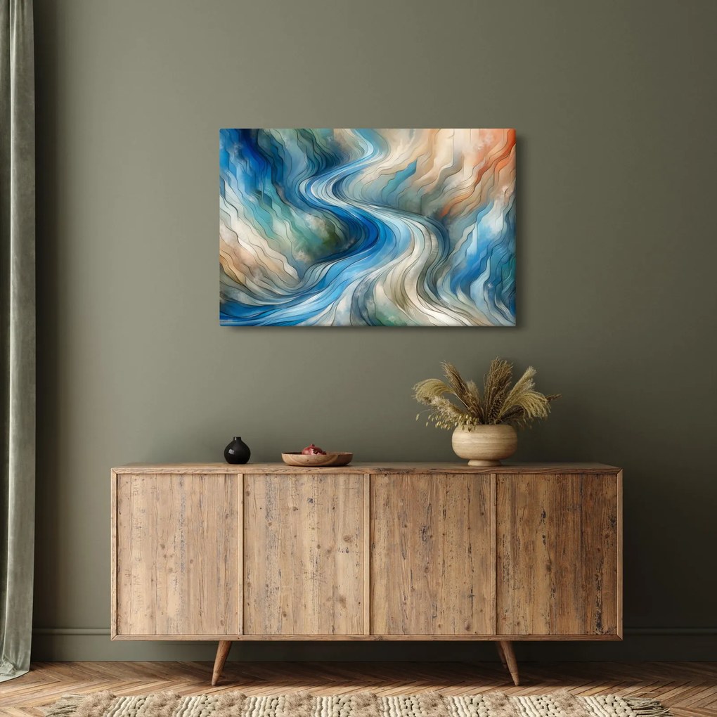 Tablou - Curent abstract (90x60 cm)