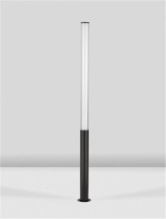 Stalp LED exterior din aluminiu antracit IP65 Iman H-205cm
