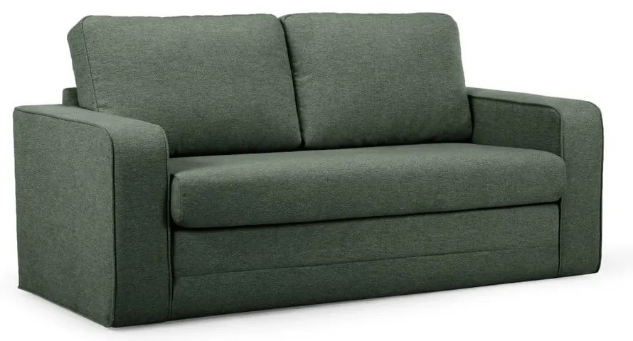 Canapea verde extensibilă 160 cm Come – Bobochic Paris