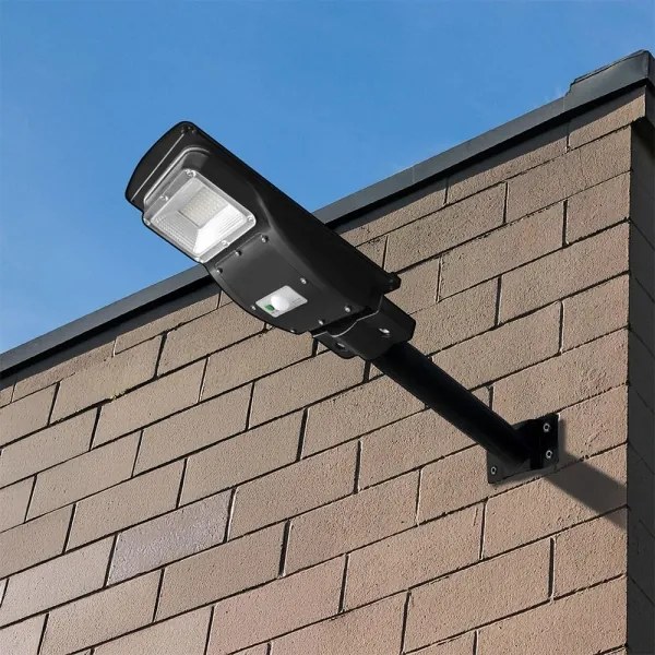 Lampă LED stradală solară dimabilă LED/6W/3,2V 6000K IP65 5000 mAh + telecomandă