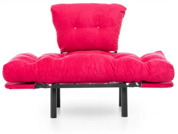 Fotoliu Extensibil Nitta Single, Fucsia