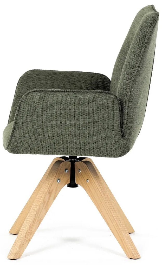 Scaun de sufragerie DCH-C2148 GRN2 cu materialimpermeabil