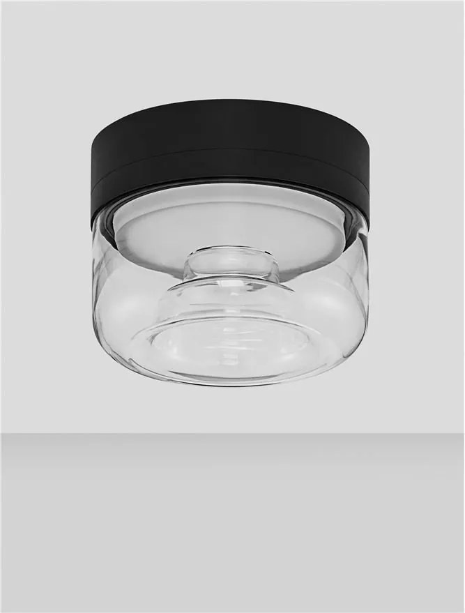 Plafoniera stil minimalist Doris negru