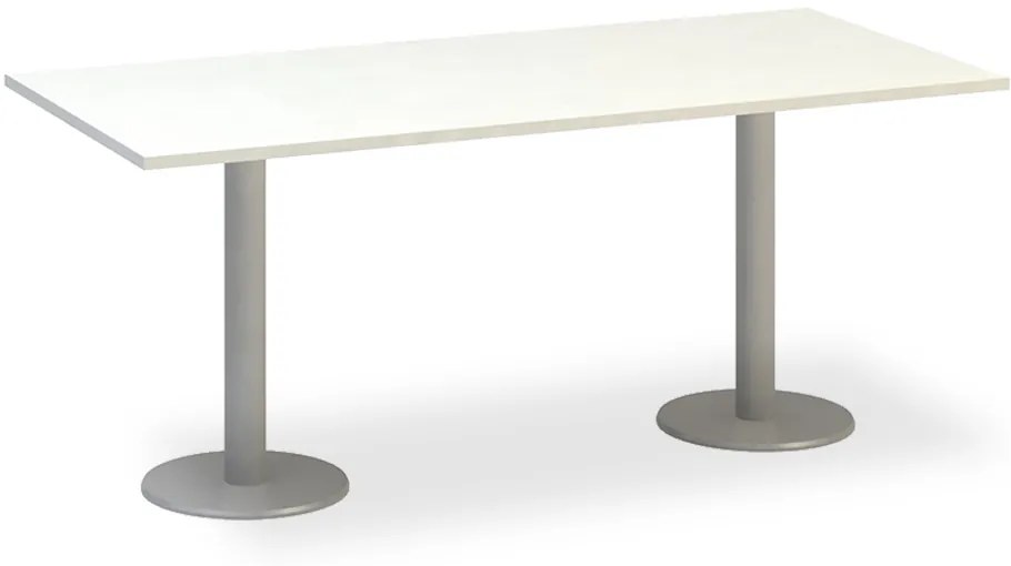 Masa de intalnire ProOffice 180 x 80 cm, alba