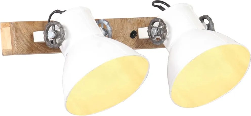 vidaXL Lampă de perete industrială, alb, 45 x 25 cm, E27