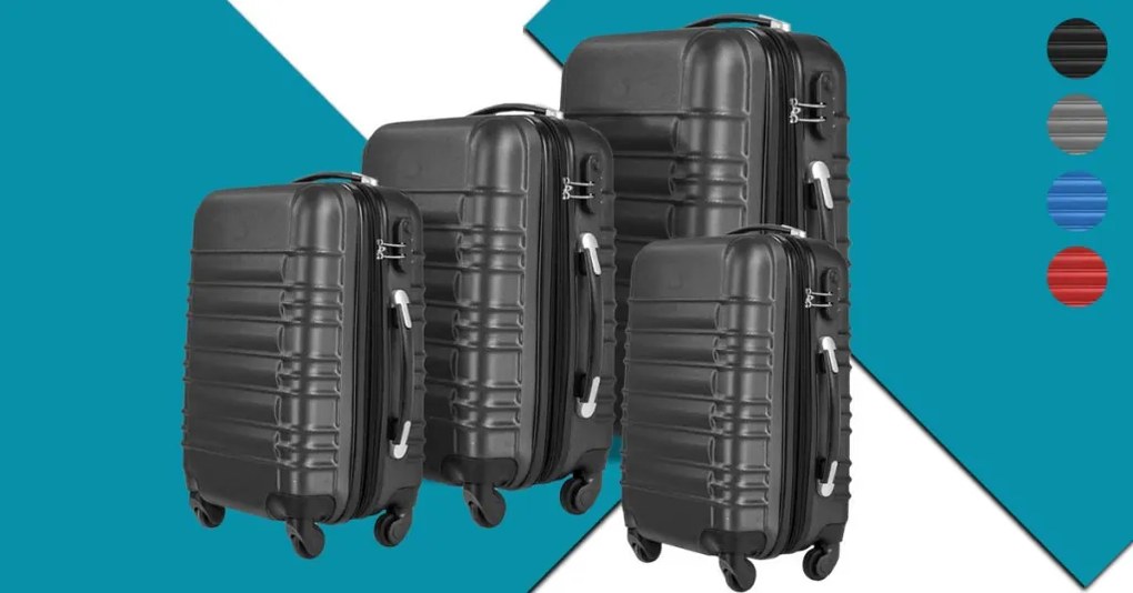 Set de 4 trolere cabina-gri