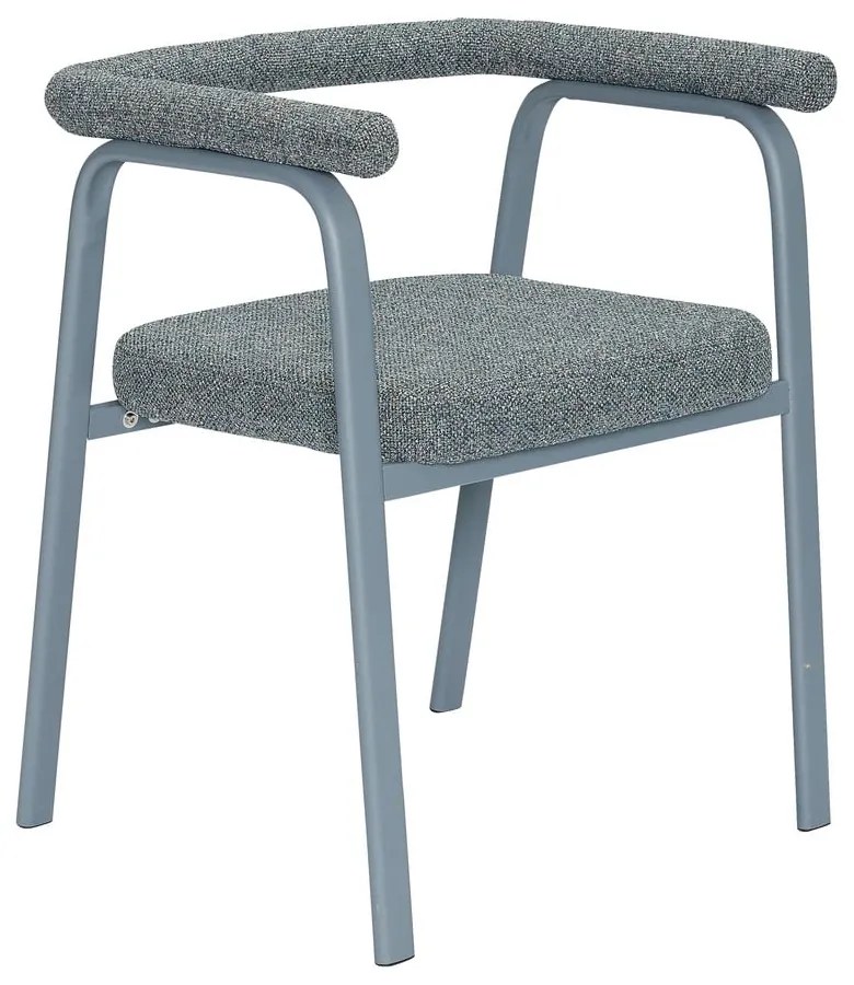 Set de scaune de sufragerie gri cu cotiere 2 buc. tapițat Ecto – Hübsch