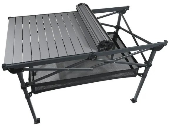 Masă pliabilă de camping 118x70 cm antracit