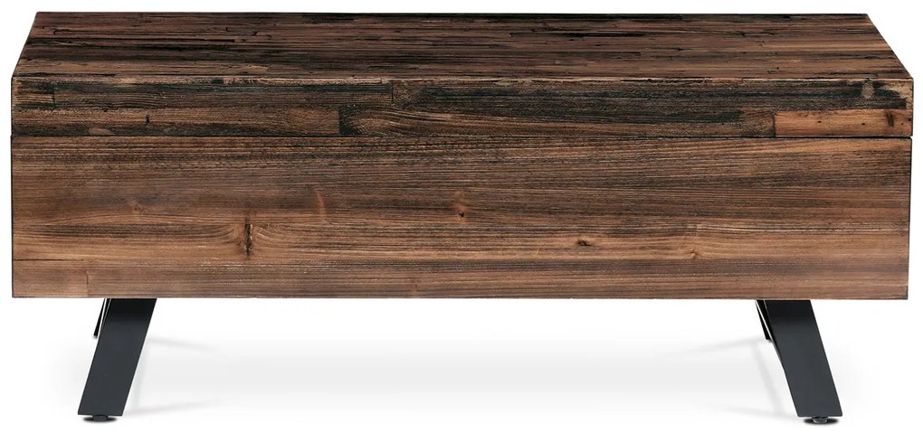 Masă de cafea din pin masiv, 120 x 60 x 48 cm
