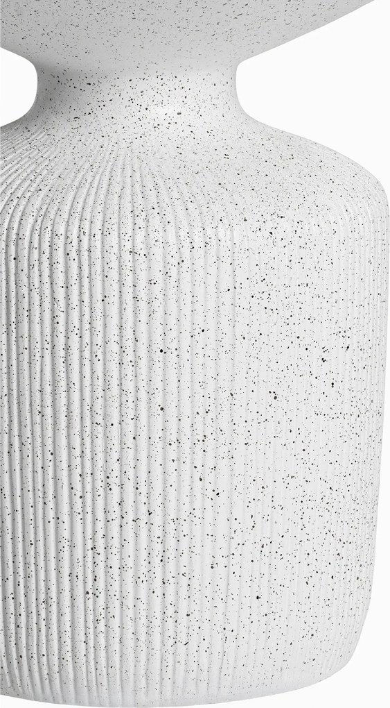 Măsuță de cafea rotundă Sintro 54 cm - terrazzo alb