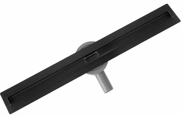 Set rigola pentru dus plus capac negru Rea Neox 80 cm