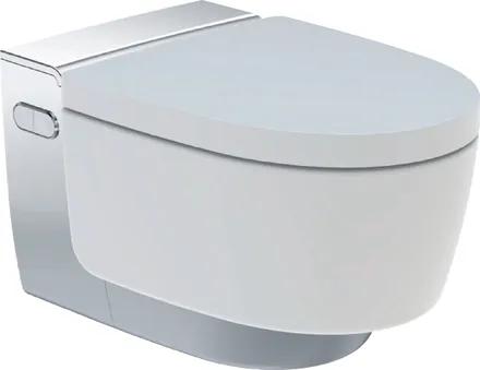 Set vas WC suspendat Geberit AquaClean Mera Classic, capac inchidere lenta si functie bideu electric