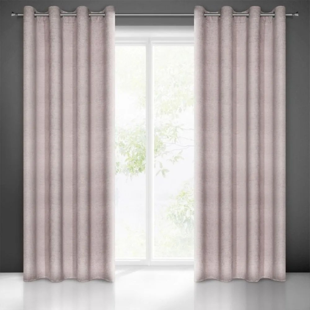 Draperie de catifea roz pentru cercuri decorate cu imprimeu 140 x 250 cm