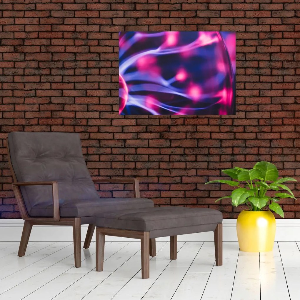 Tablou abstract mov (70x50 cm)