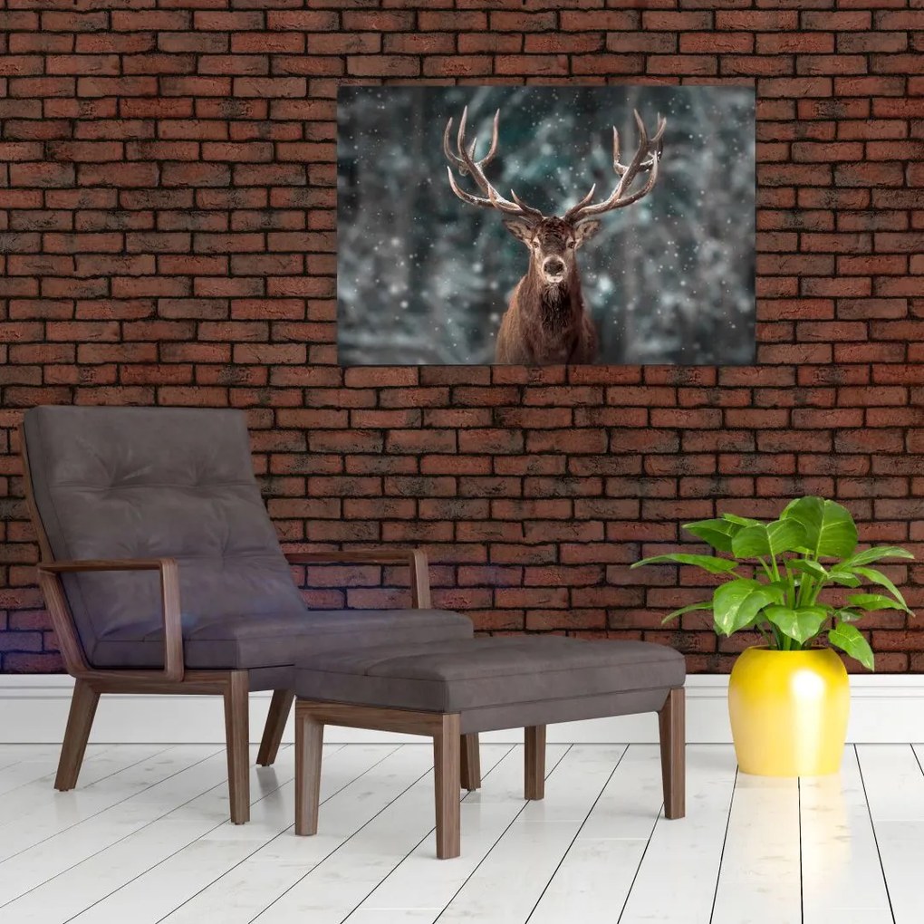 Tablou - Cerbul majestic (90x60 cm)