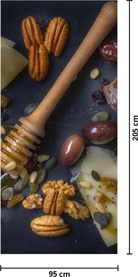 Fototapet pentru ușă - Fructe uscate (95x205cm)