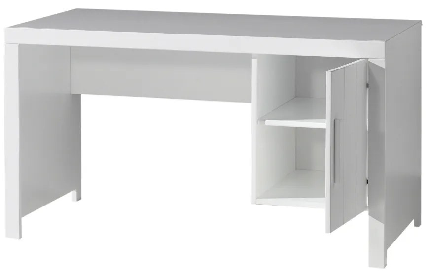Set Mobilier Cameră Copii ERIK: Birou și Bibliotecă, Alb – Vipack
