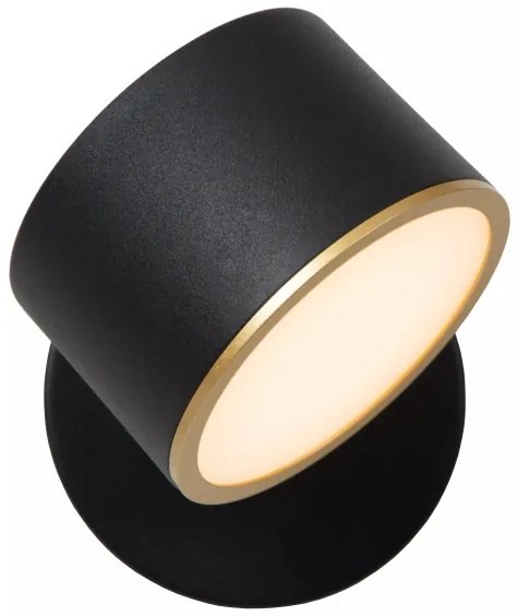 Lucide 44217/08/30 - Aplică spot de perete GIAN, LED/9W/230V, negru