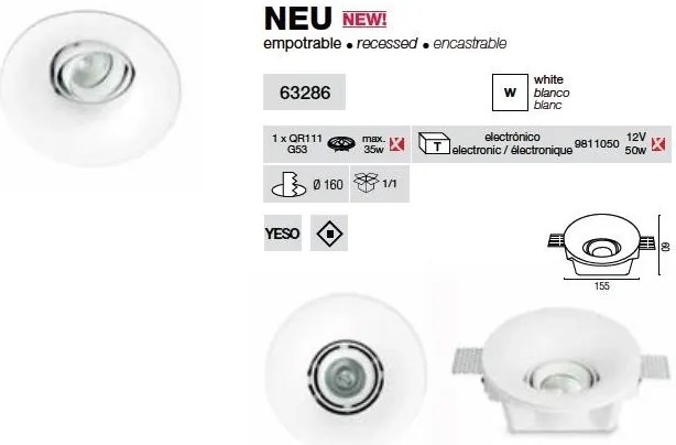 Spot incorporabil Neu 63286