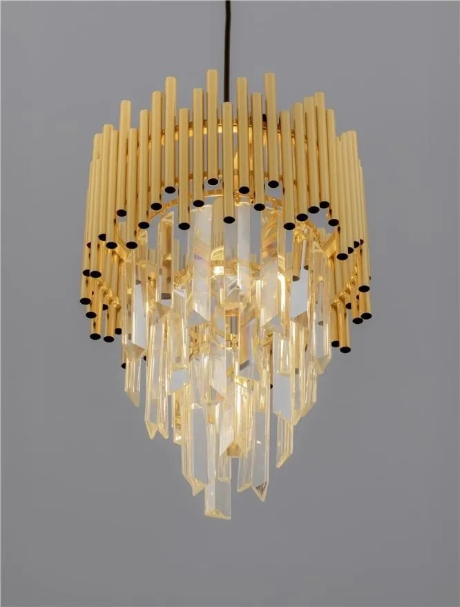 Lustra suspendata design elegant MAGNOLIA aurie