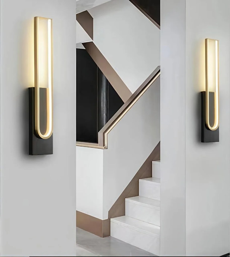 Aplică LED cu 3 funcții, 30W – 70 cm, lumină caldă, neutră și rece