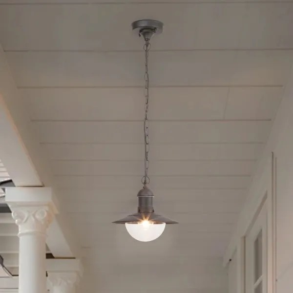 Brilagi MOLDE - lampă suspendată pentru exterior, 1xE27/60W, IP44, negru