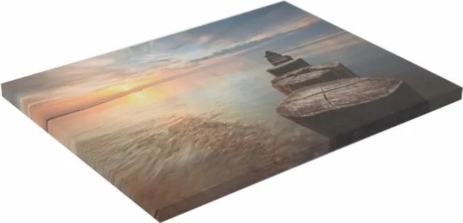 Pictură pe perete Calea în mare, LED cu cronometru, 30 x 40