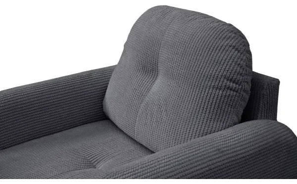 Fotoliu tapițat CLOUDY, gri