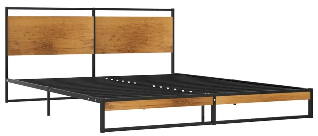 324866 vidaXL Cadru de pat, 160 x 200 cm, metal