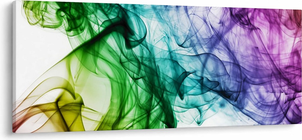 Tablou - fum colorat (120x50 cm)