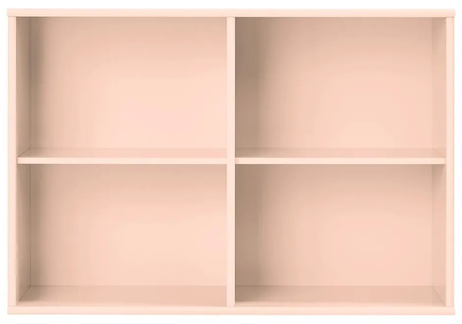 Bibliotecă roz-deschis suspendată 89x61x32,5 cm Mistral – Hammel Furniture