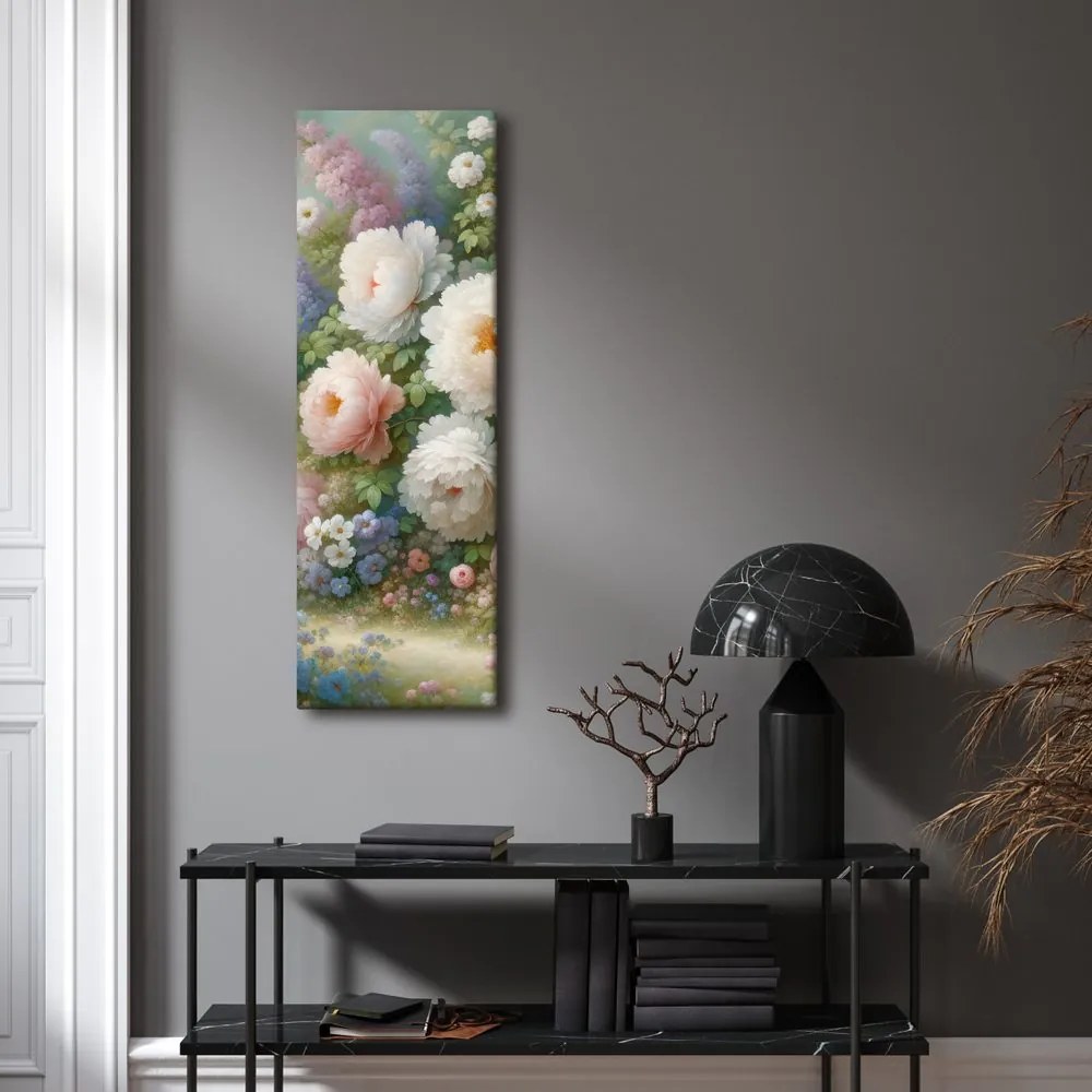 Tablou armonie florală în tonuri pastel