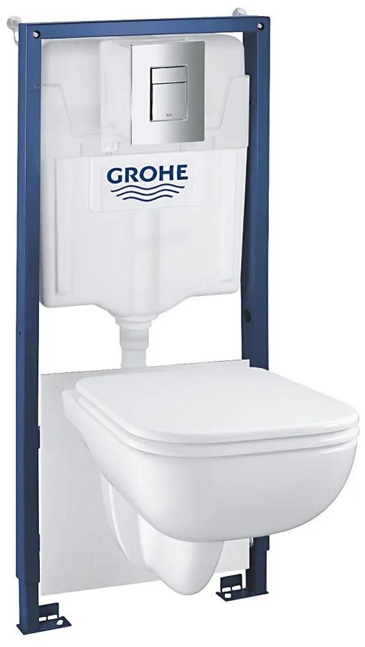 GROHE SOLIDO Set pentru WC, 1,13 m, ceramică albă - 39817000