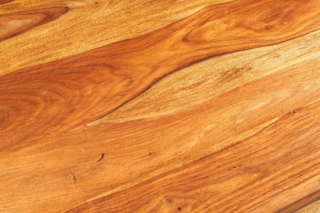 Masuta design industrial vintage Alpha 90cm Sheesham stone