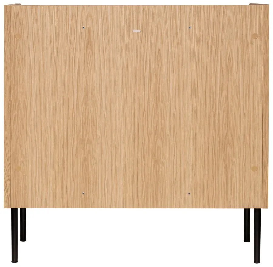 Comodă înaltă cu aspect de lemn de stejar 80x82 cm Wrap – Bonami Selection